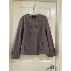 mossimo women wool blend coat size L